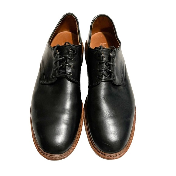 ALLEN EDMONDS Black Leather academy Oxford Casual Mens Shoes - Picture 5 of 10